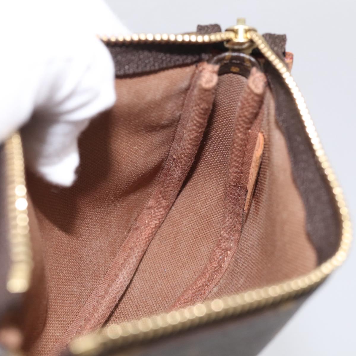 LOUIS VUITTON Monogram Mini Pochette Accessoires Pouch M58009 LV Auth BA16831A