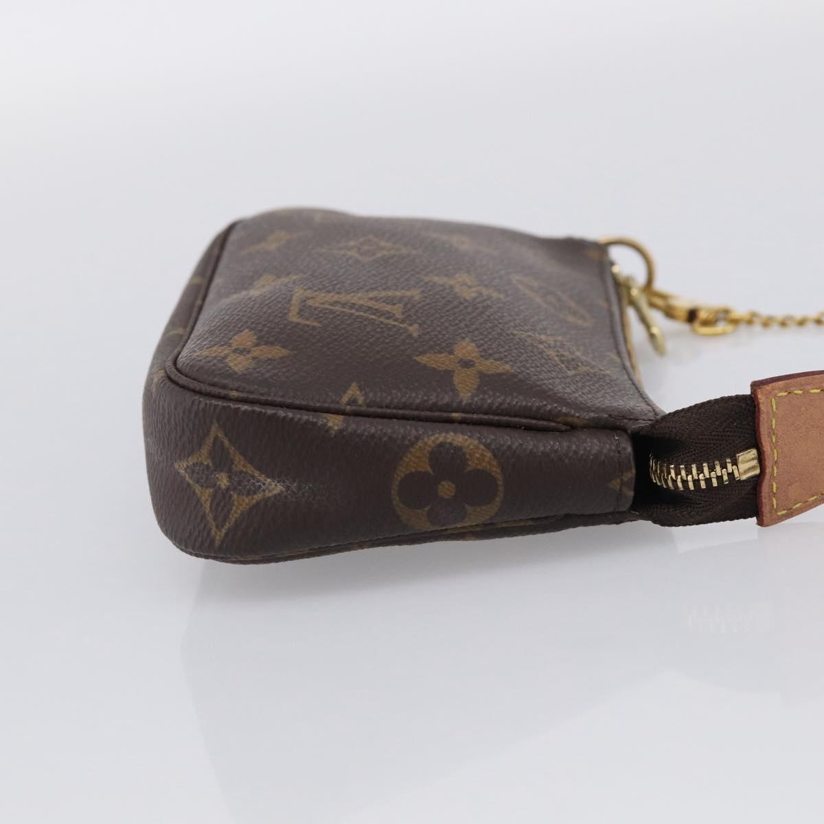 LOUIS VUITTON Monogram Mini Pochette Accessoires Pouch M58009 LV Auth BA16831A