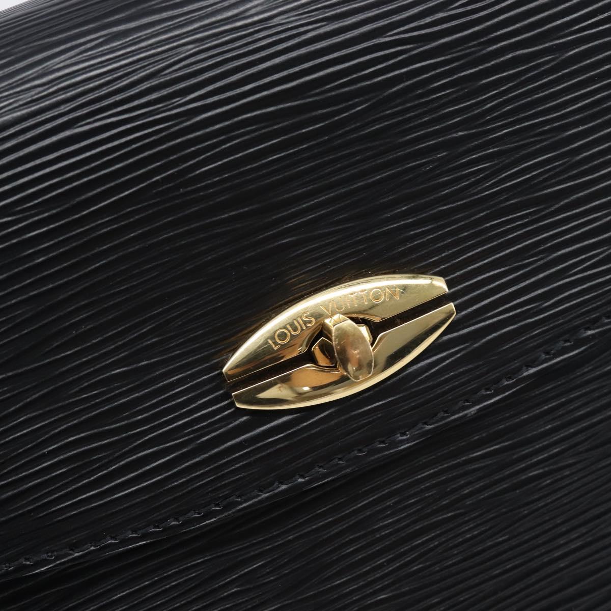 LOUIS VUITTON Epi Malesherbes Hand Bag Black M52372 LV Auth BA16832A