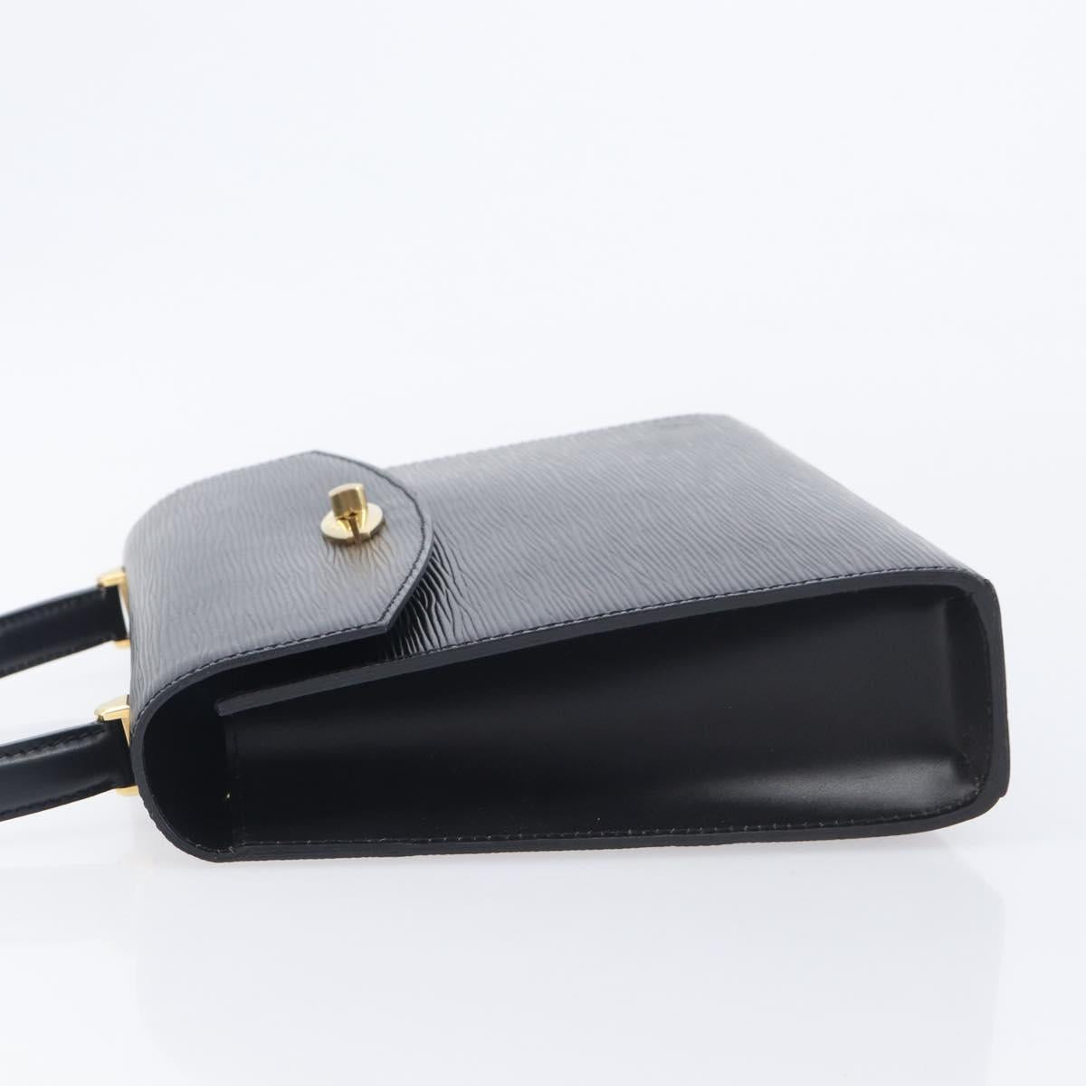 LOUIS VUITTON Epi Malesherbes Hand Bag Black M52372 LV Auth BA16832A