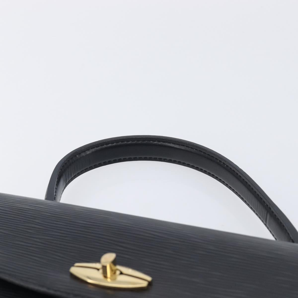 LOUIS VUITTON Epi Malesherbes Hand Bag Black M52372 LV Auth BA16832A