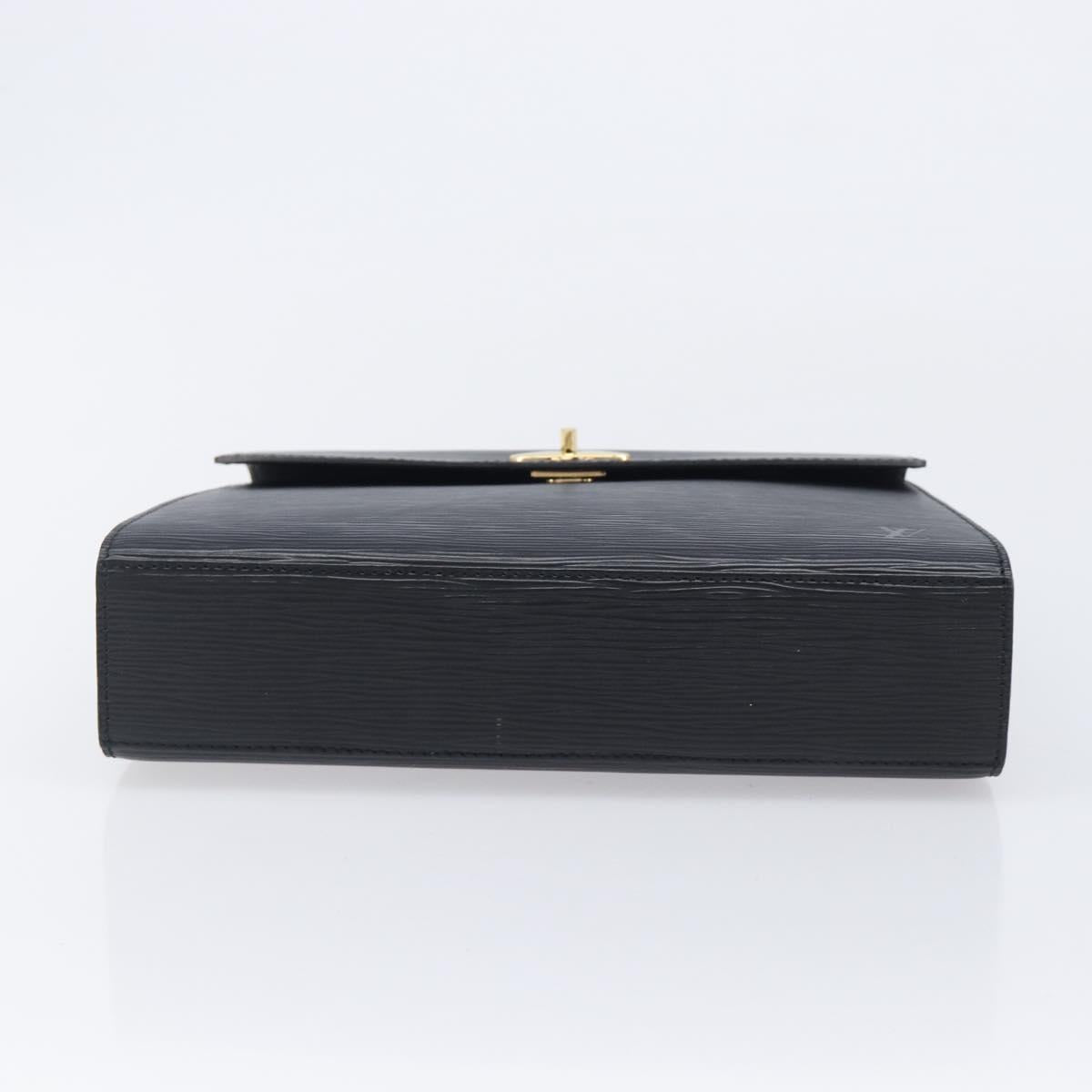 LOUIS VUITTON Epi Malesherbes Hand Bag Black M52372 LV Auth BA16832A