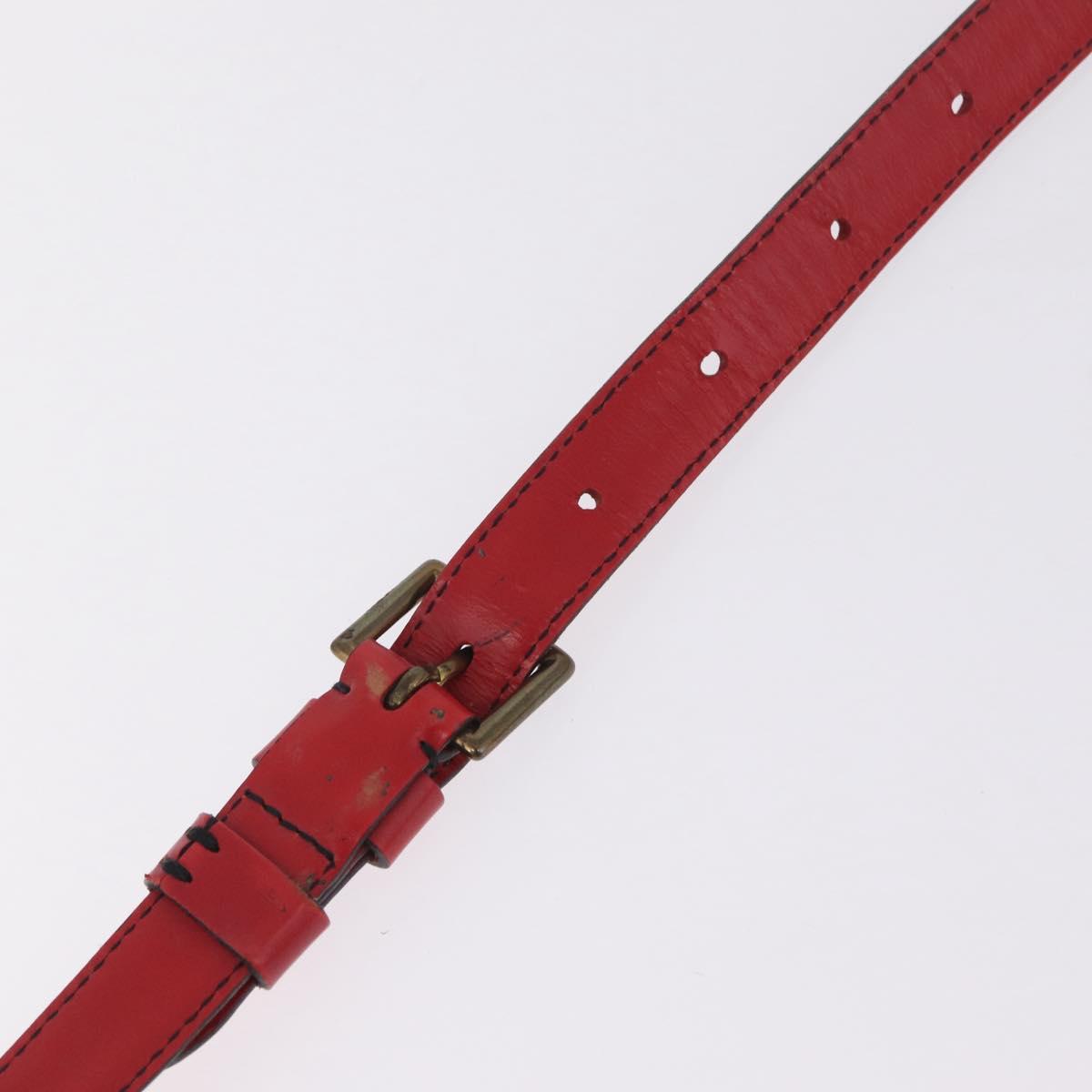 LOUIS VUITTON Epi Saint Cloud GM Shoulder Bag Red M52197 LV Auth BA16833