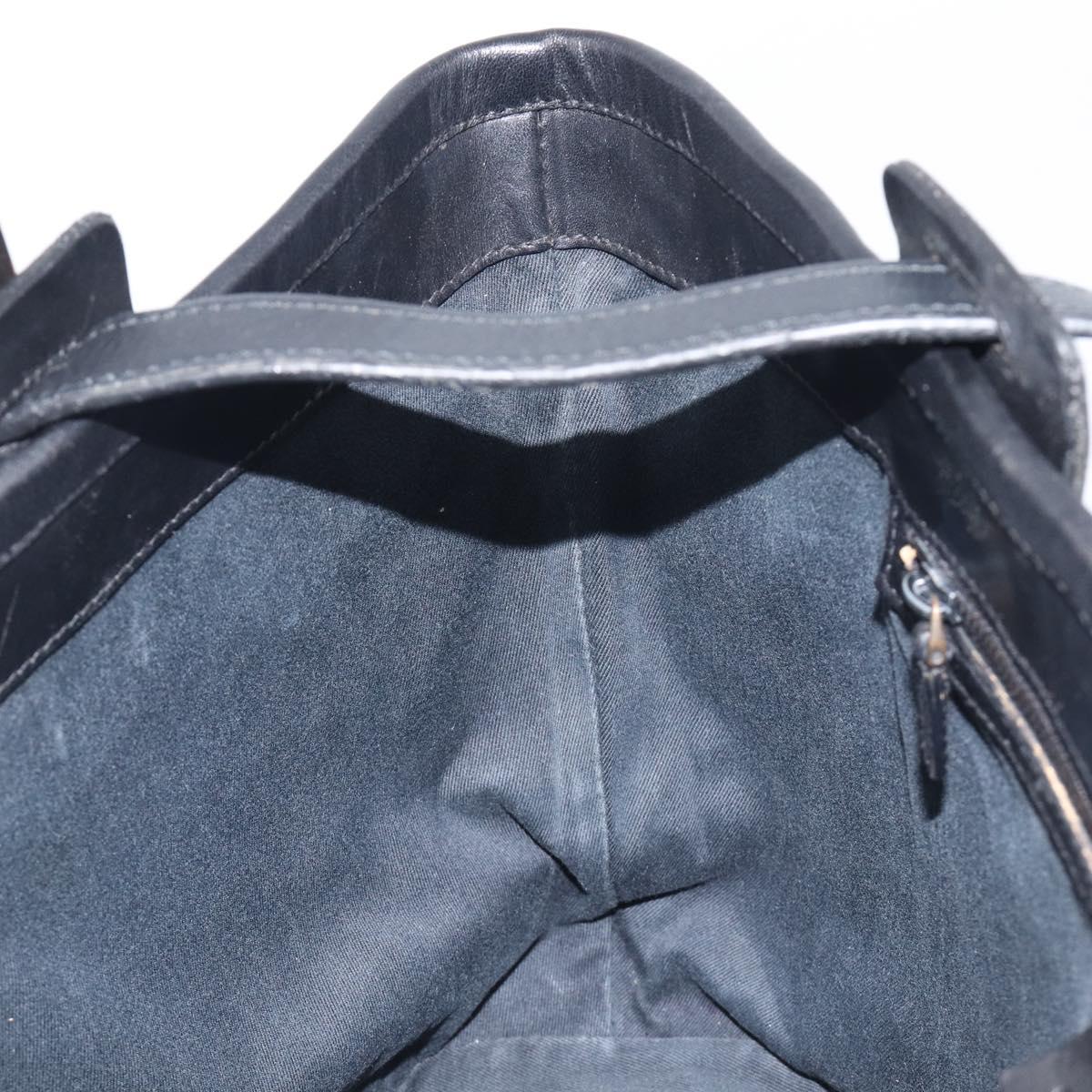 GUCCI GG Canvas Tote Bag Black 106241 Auth BA16850