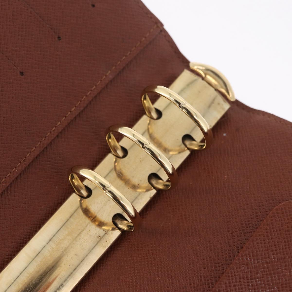 LOUIS VUITTON Monogram Agenda MM Day Planner Cover R20105 LV Auth BA16862V