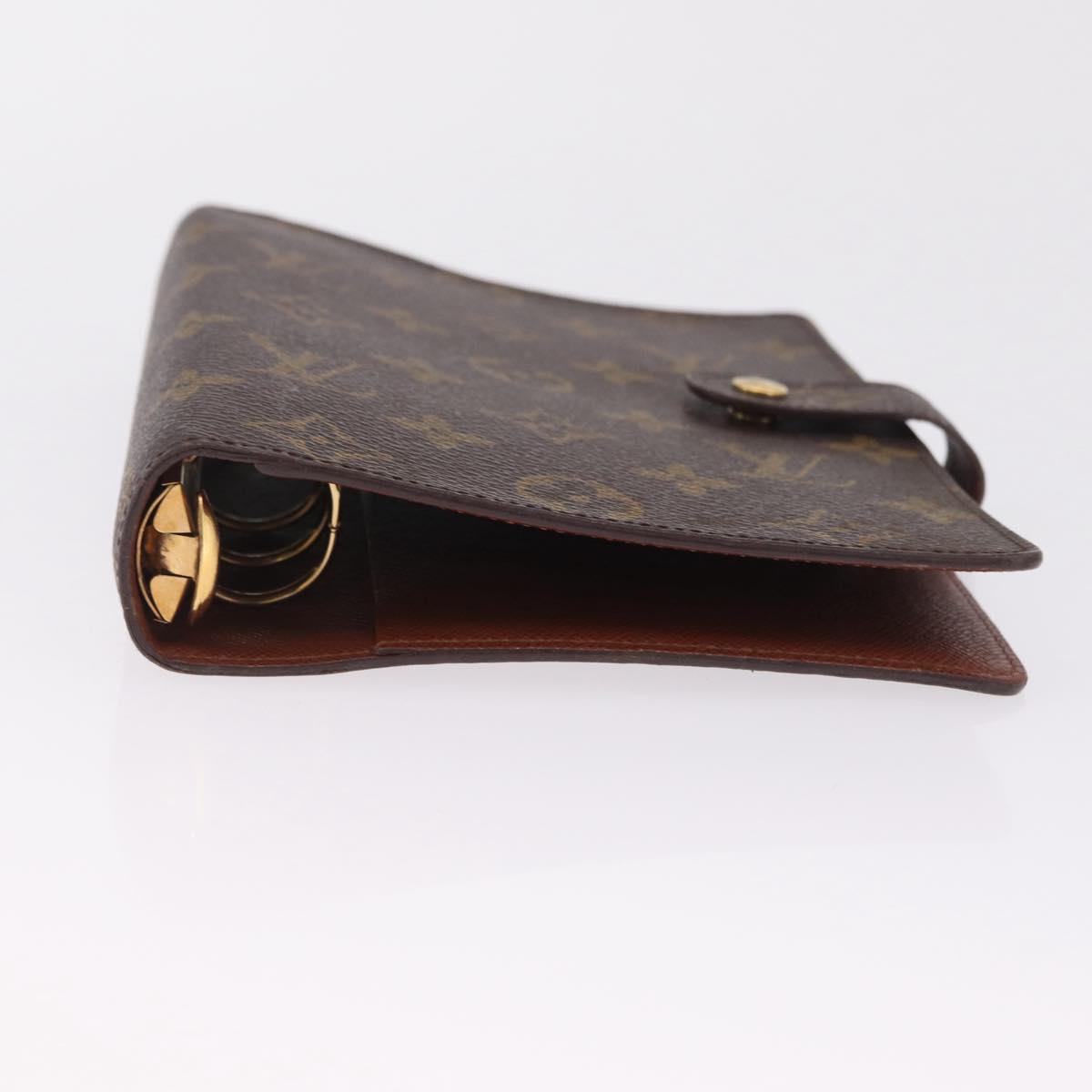 LOUIS VUITTON Monogram Agenda MM Day Planner Cover R20105 LV Auth BA16862V