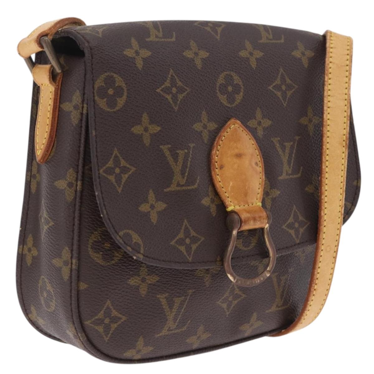 LOUIS VUITTON Monogram Saint Cloud MM Shoulder Bag M51243 LV Auth BA16864