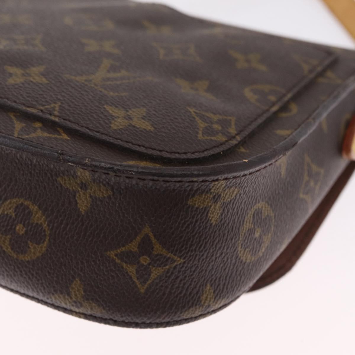 LOUIS VUITTON Monogram Saint Cloud MM Shoulder Bag M51243 LV Auth BA16864