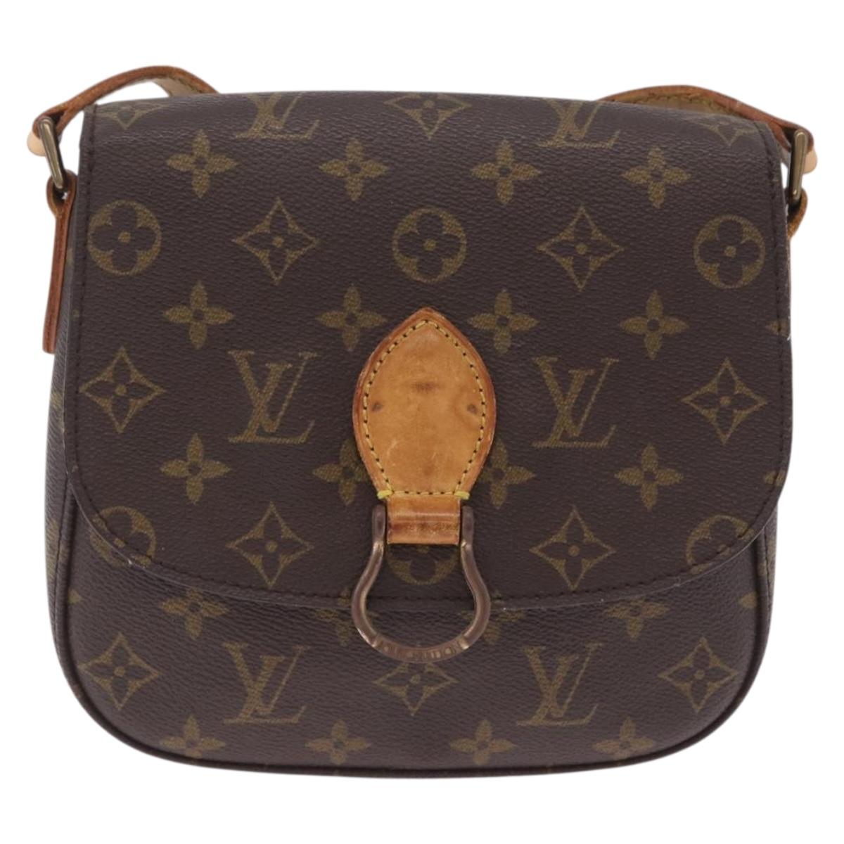 LOUIS VUITTON Monogram Saint Cloud MM Shoulder Bag M51243 LV Auth BA16864