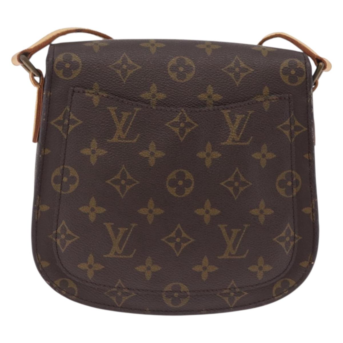 LOUIS VUITTON Monogram Saint Cloud MM Shoulder Bag M51243 LV Auth BA16864