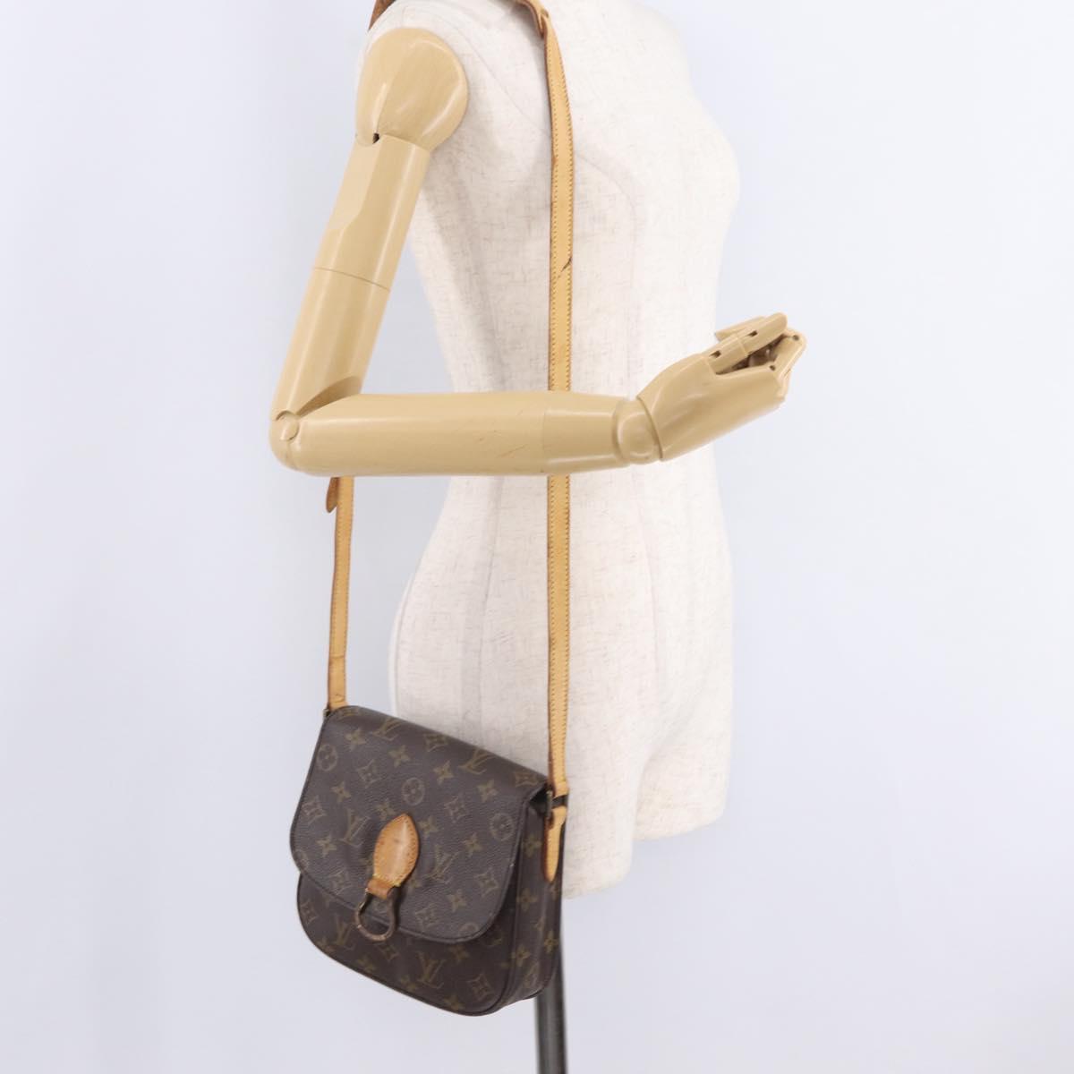 LOUIS VUITTON Monogram Saint Cloud MM Shoulder Bag M51243 LV Auth BA16864