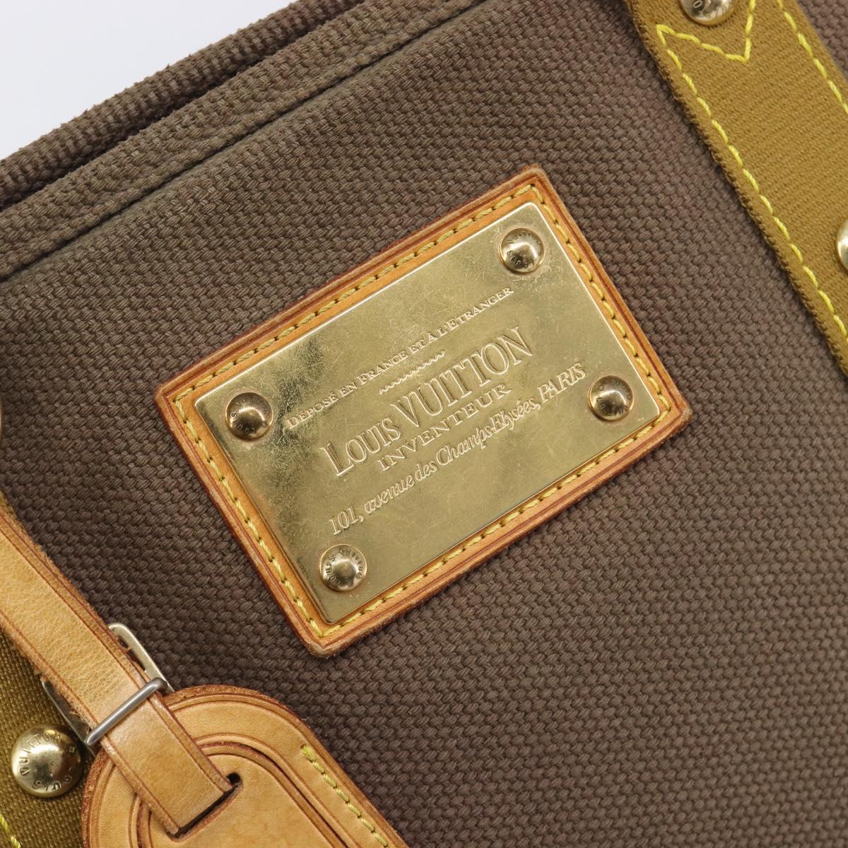 LOUIS VUITTON Antigua Cabas MM Tote Bag Brown M40086 LV Auth BA16866