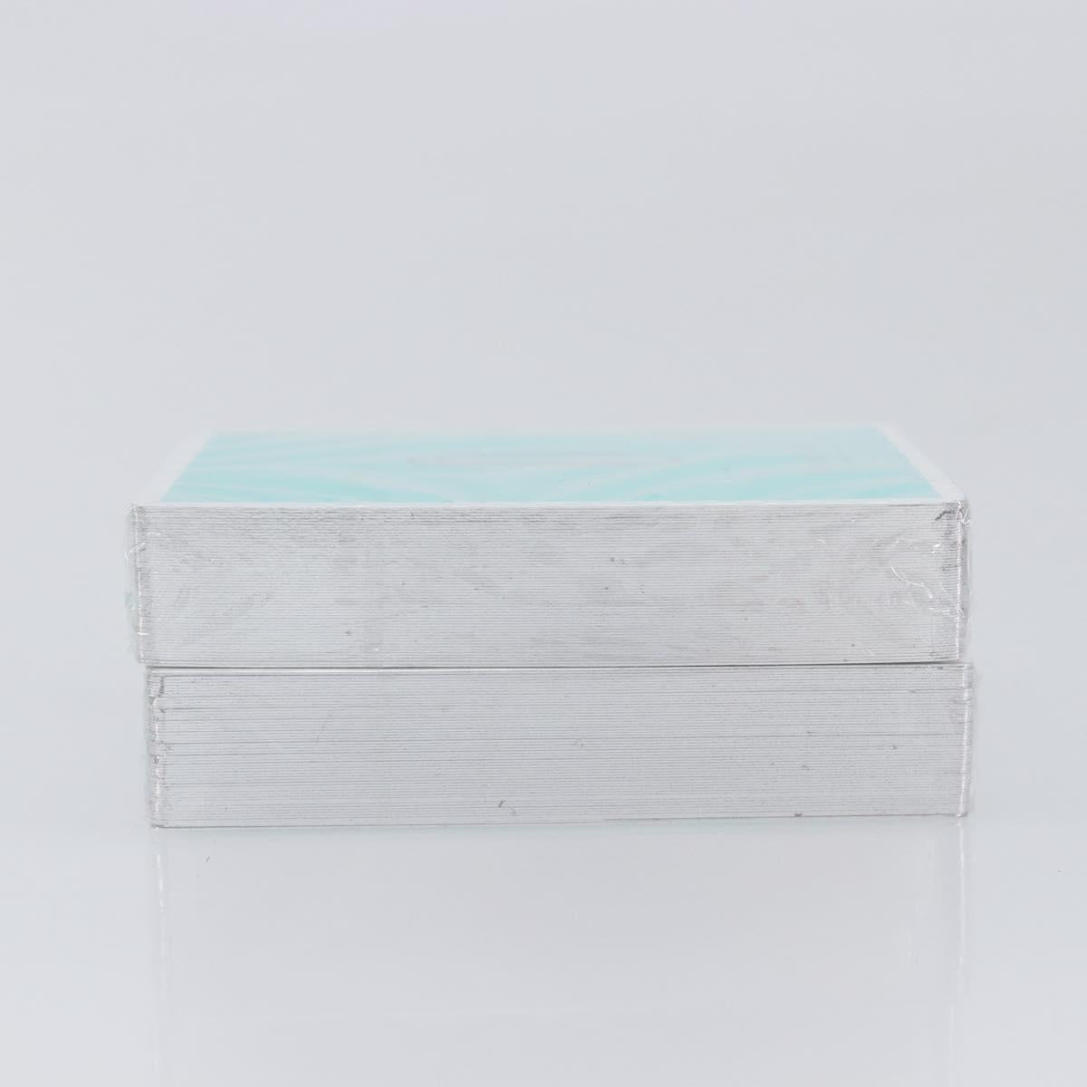 Tiffany & Co. Playing Cards Paper Light Blue White Auth BA16867V