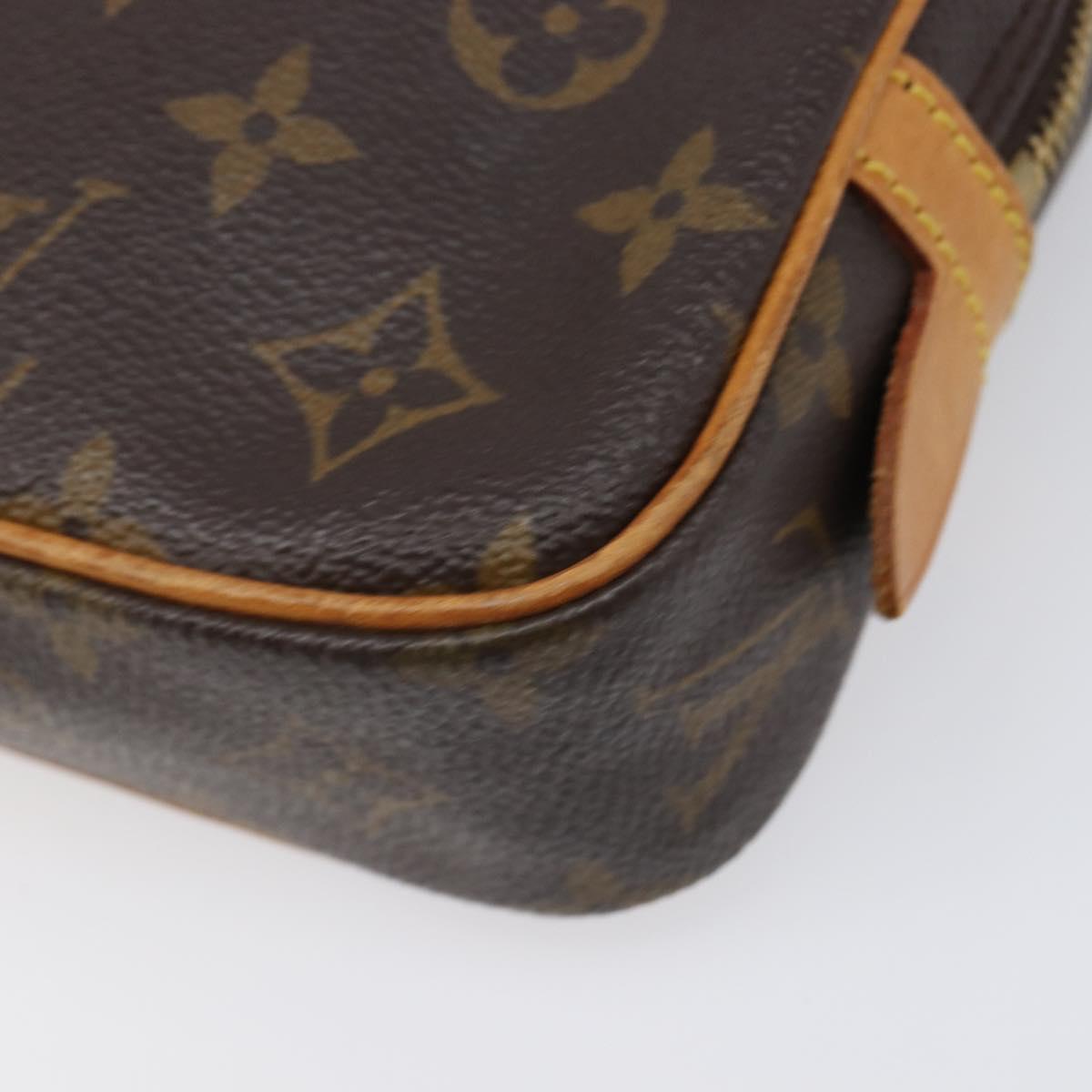 LOUIS VUITTON Monogram Pochette Marly Bandouliere Bag M51828 LV Auth BA16980