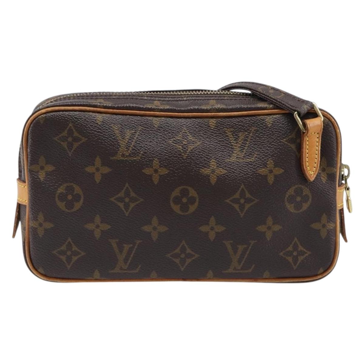 LOUIS VUITTON Monogram Pochette Marly Bandouliere Bag M51828 LV Auth BA16980