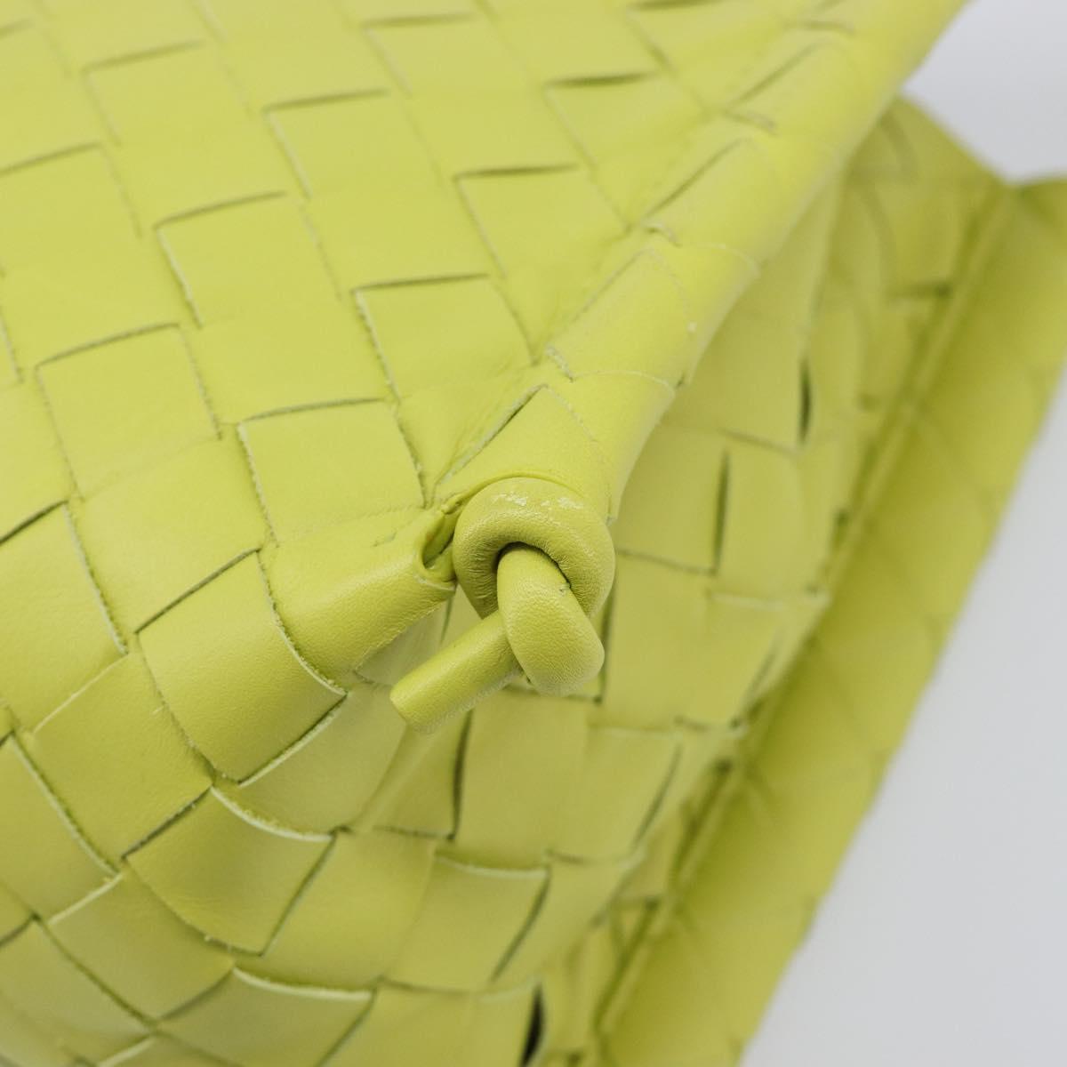 Bottega Veneta INTRECCIATO Mini The Knot Shoulder Bag Leather Auth BA16989V