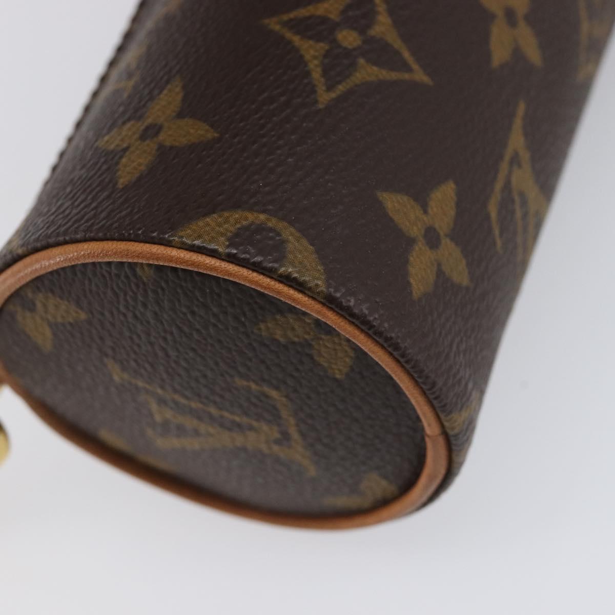 LOUIS VUITTON Monogram Papillon Pouch LV Auth BA17002A