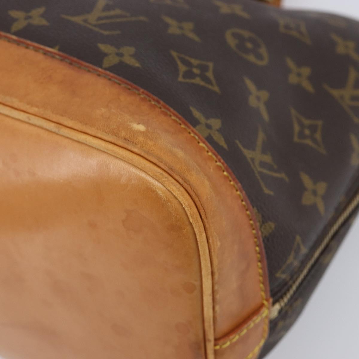 LOUIS VUITTON Monogram Alma Hand Bag M51130 LV Auth BA17010