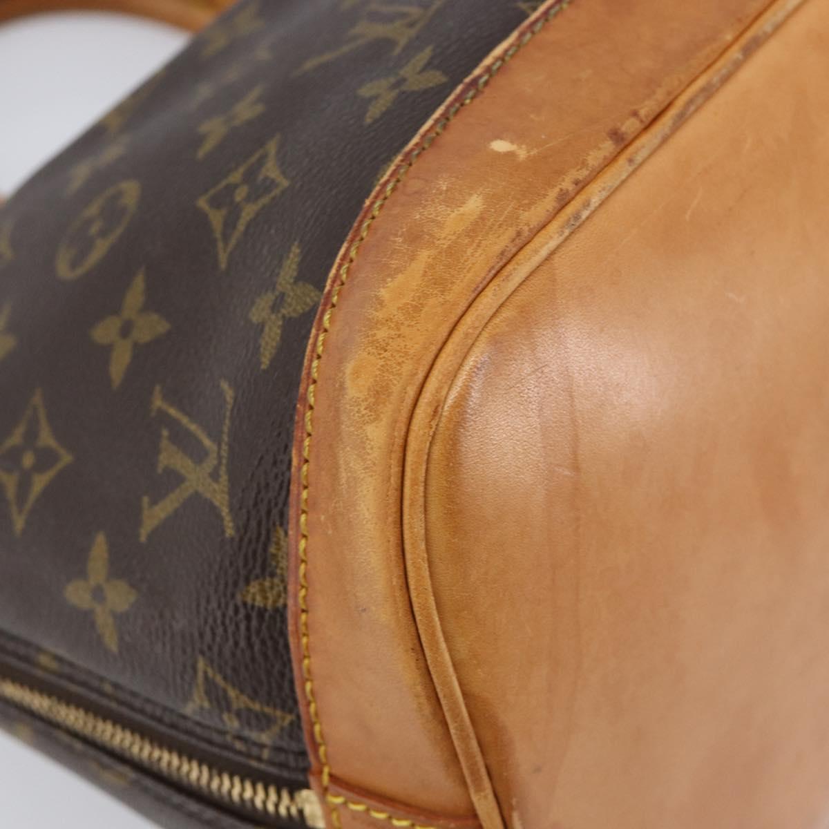 LOUIS VUITTON Monogram Alma Hand Bag M51130 LV Auth BA17010