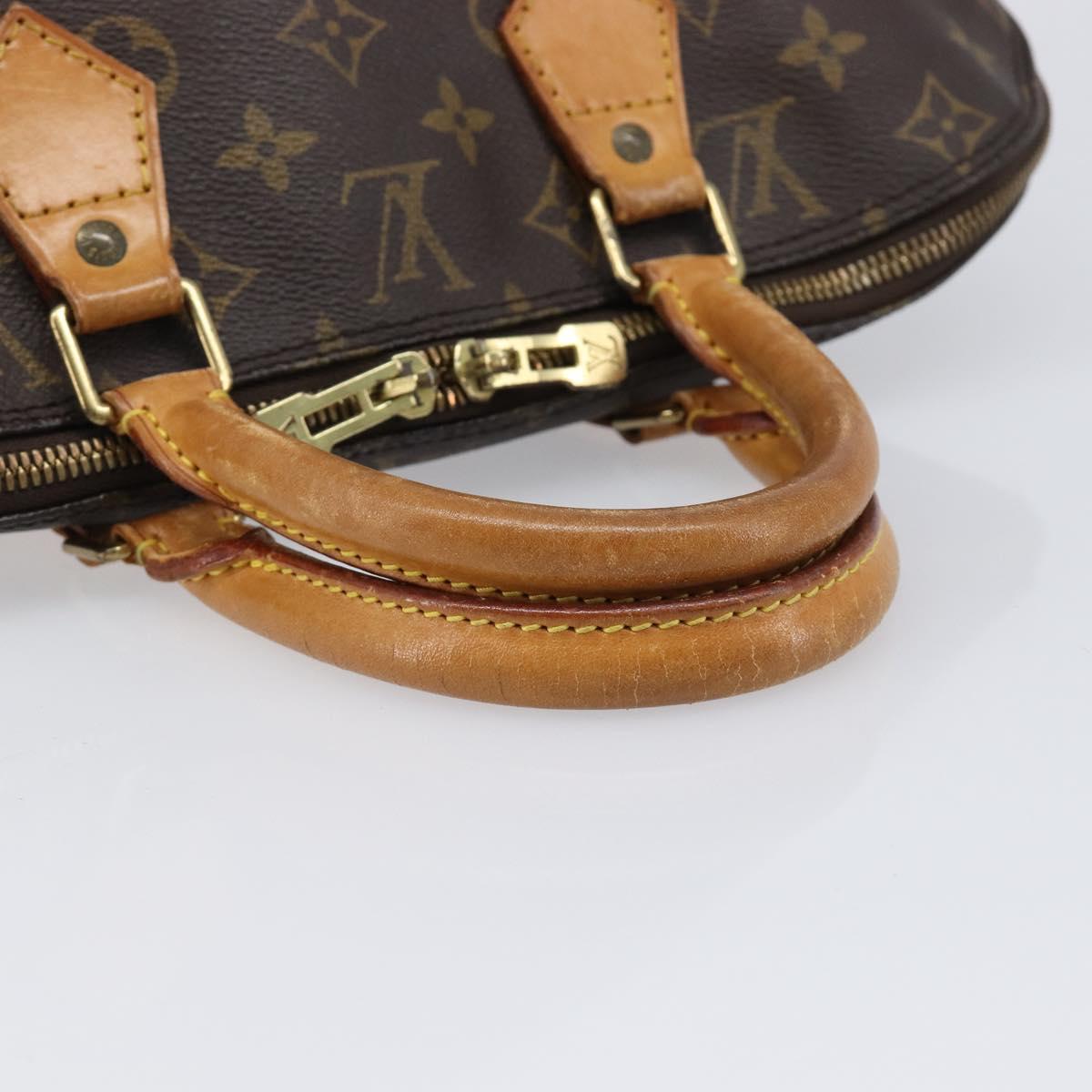 LOUIS VUITTON Monogram Alma Hand Bag M51130 LV Auth BA17010