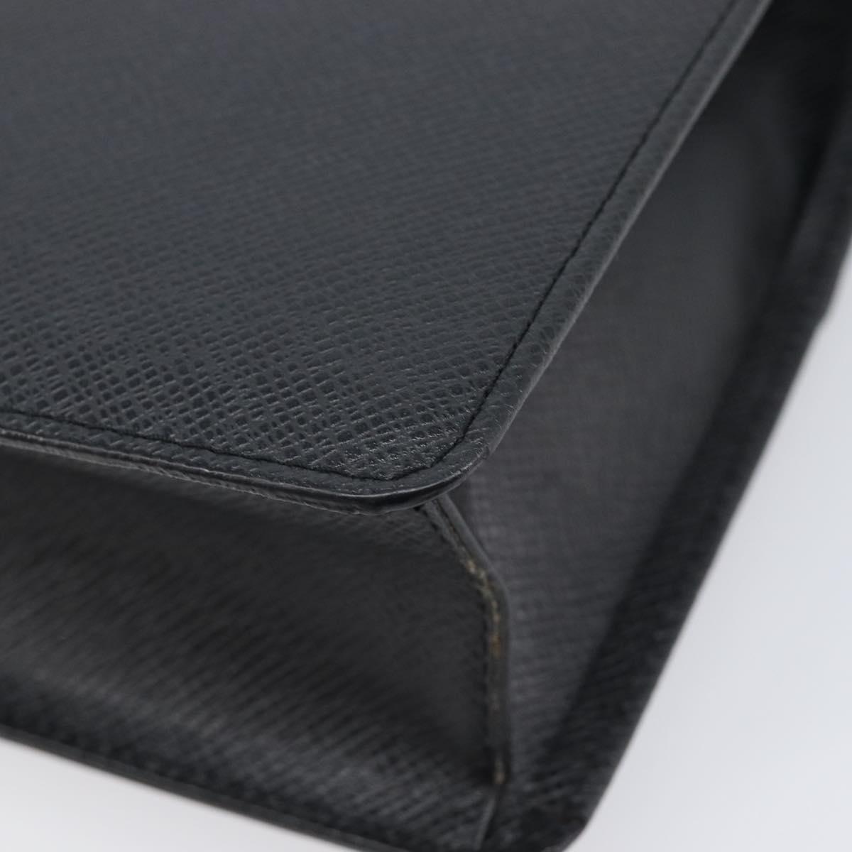 LOUIS VUITTON Taiga Selenga Clutch Bag Ardoise M30782 LV Auth BA17016A