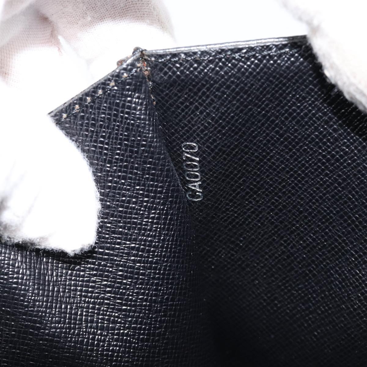 LOUIS VUITTON Taiga Selenga Clutch Bag Ardoise M30782 LV Auth BA17016A
