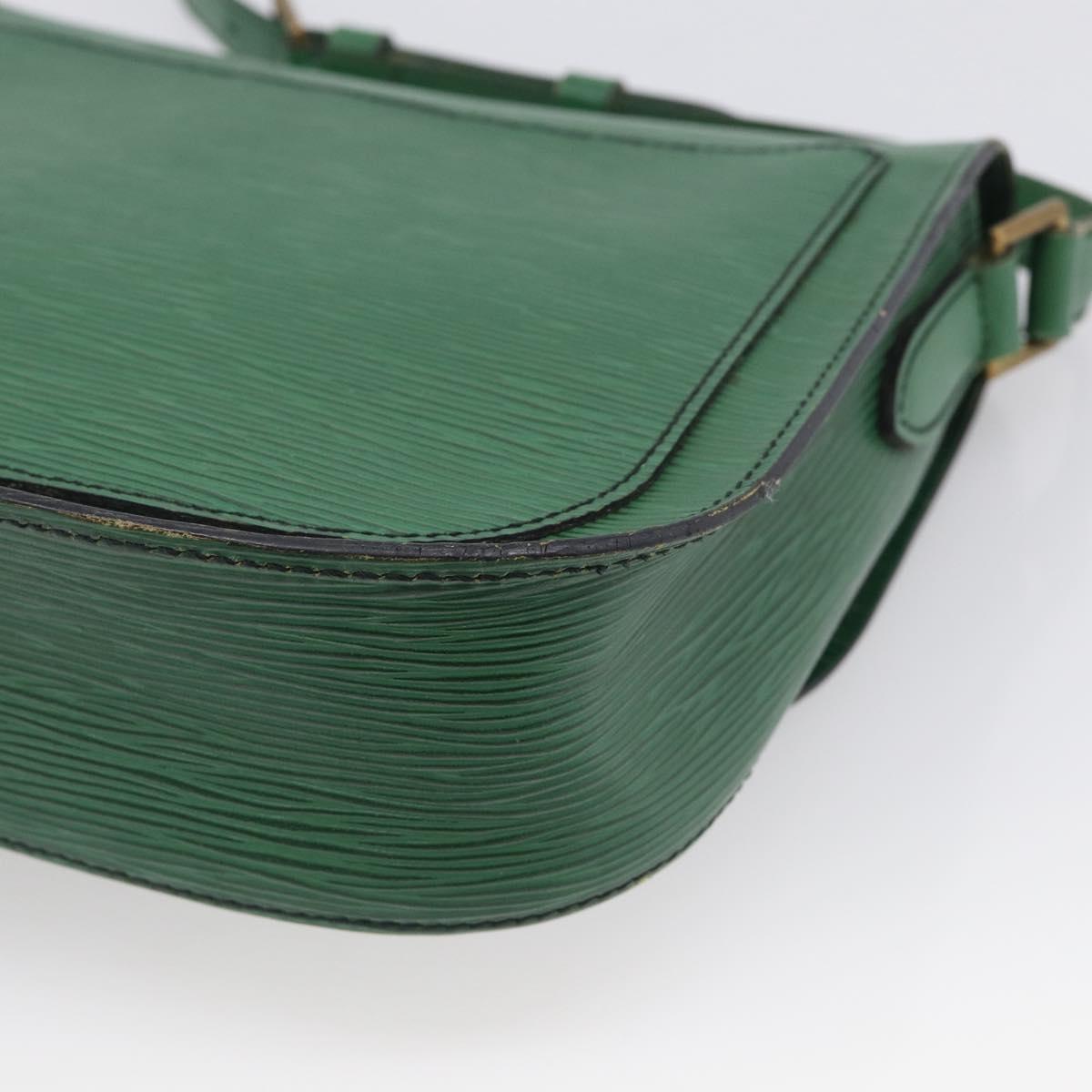 LOUIS VUITTON Epi Saint Cloud GM Shoulder Bag Green M52194 LV Auth BA17026