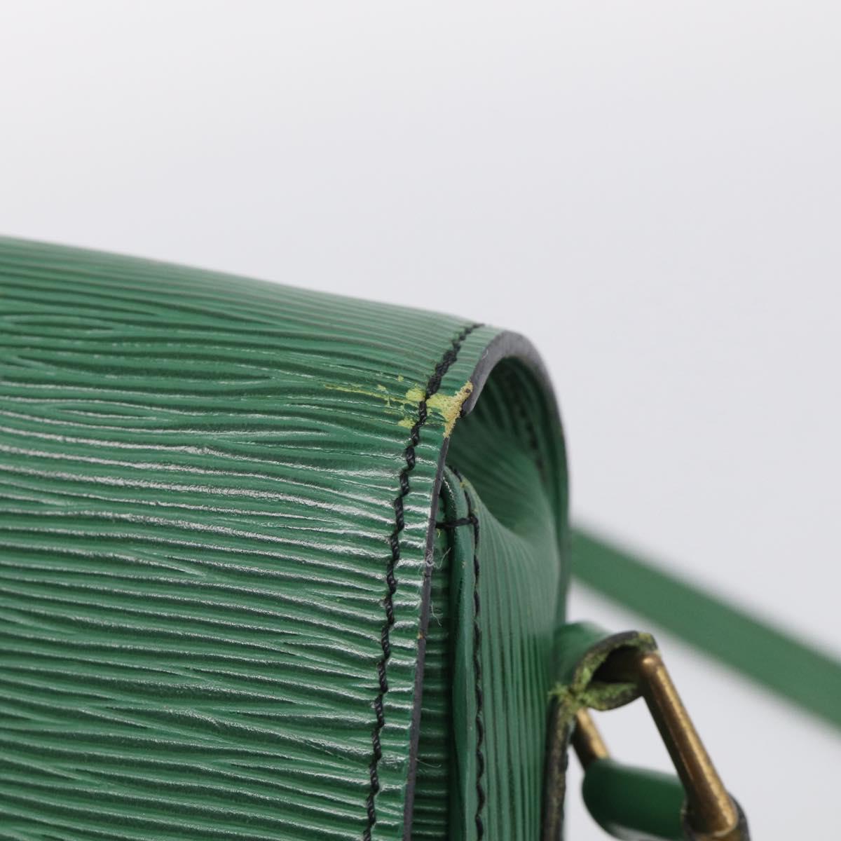 LOUIS VUITTON Epi Saint Cloud GM Shoulder Bag Green M52194 LV Auth BA17026
