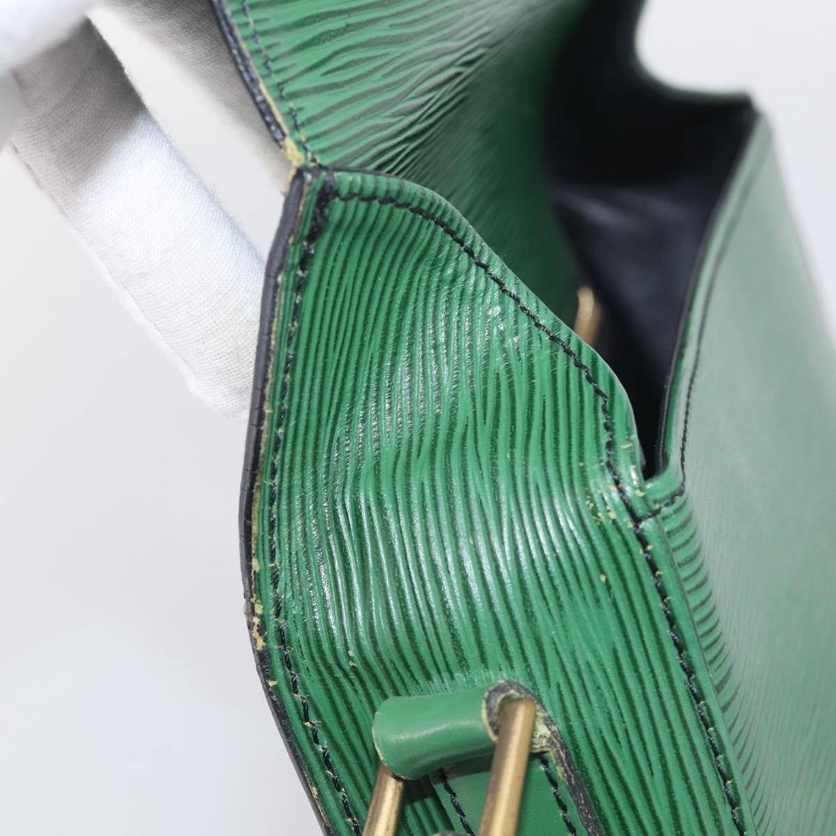 LOUIS VUITTON Epi Saint Cloud GM Shoulder Bag Green M52194 LV Auth BA17026