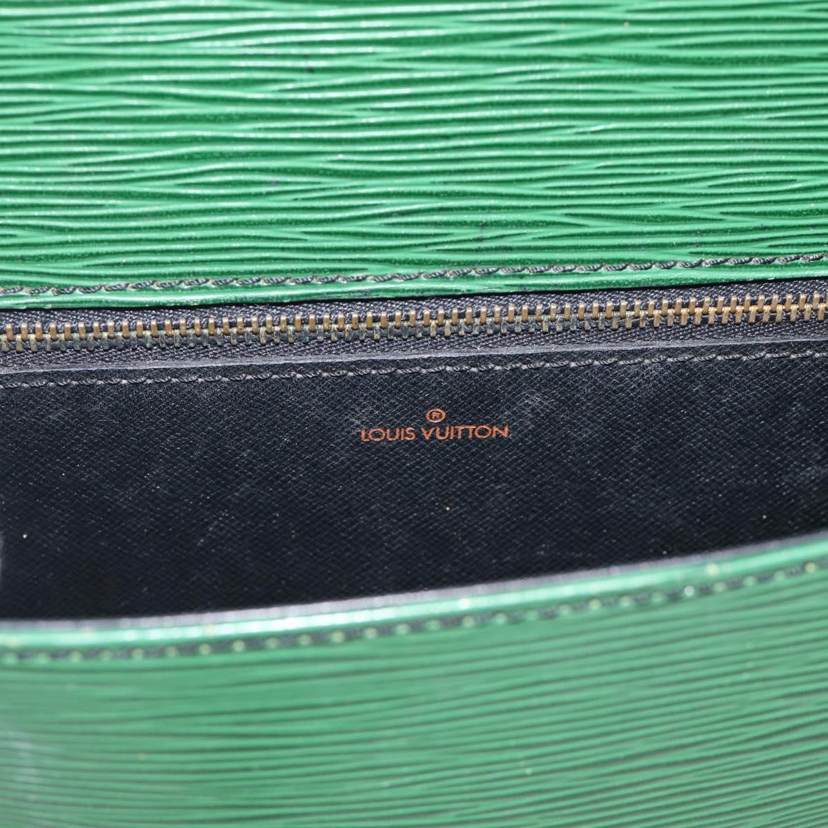 LOUIS VUITTON Epi Saint Cloud GM Shoulder Bag Green M52194 LV Auth BA17026