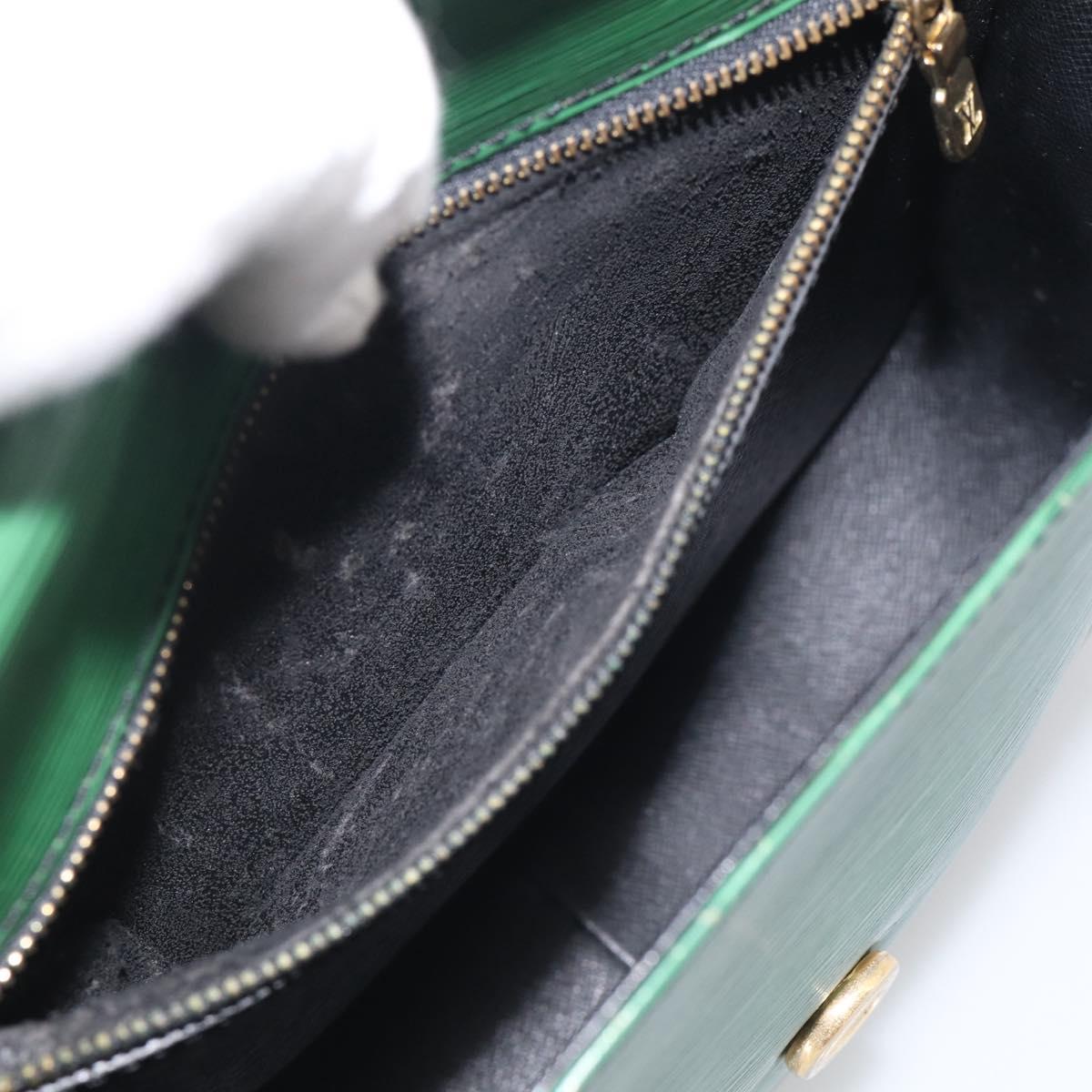 LOUIS VUITTON Epi Saint Cloud GM Shoulder Bag Green M52194 LV Auth BA17026