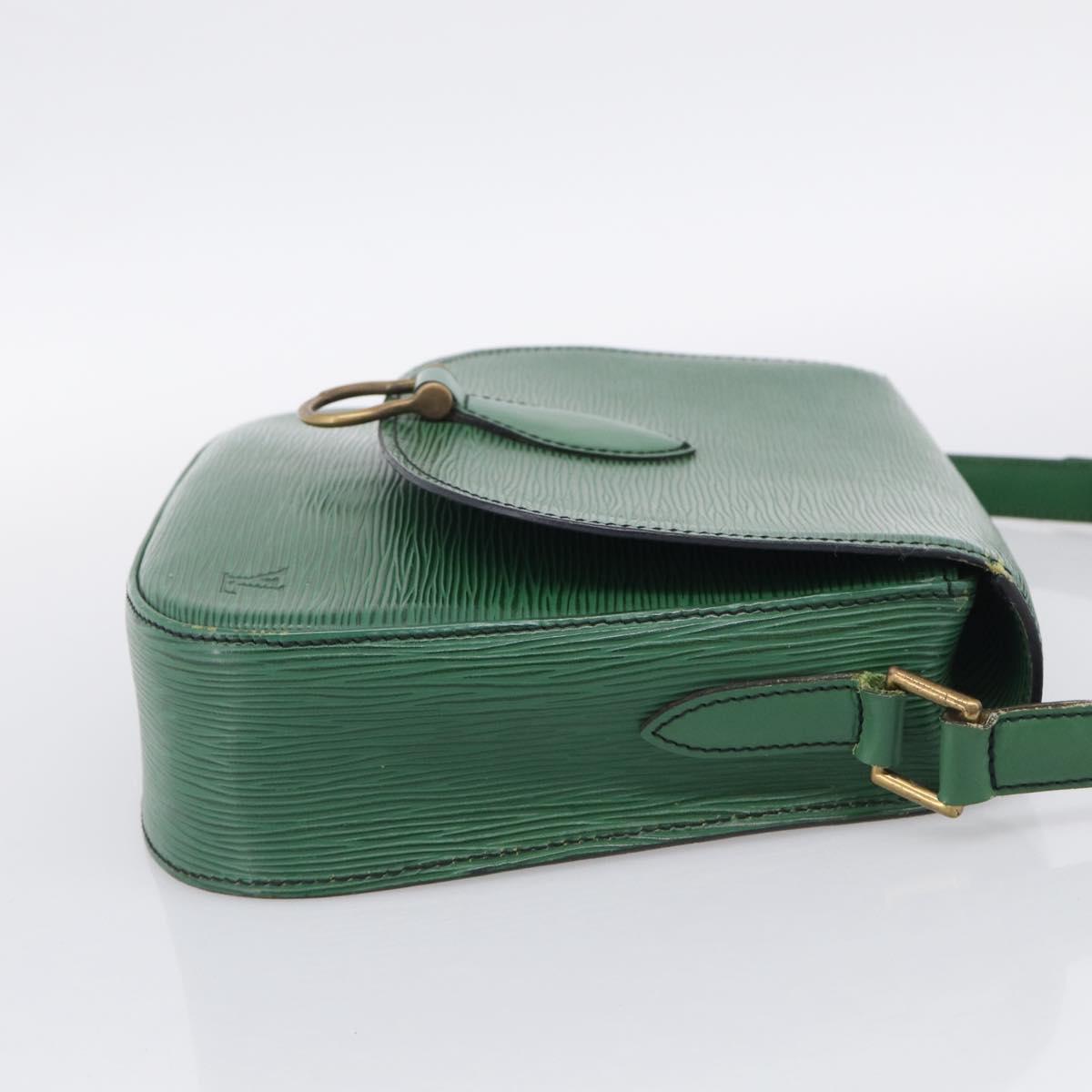 LOUIS VUITTON Epi Saint Cloud GM Shoulder Bag Green M52194 LV Auth BA17026