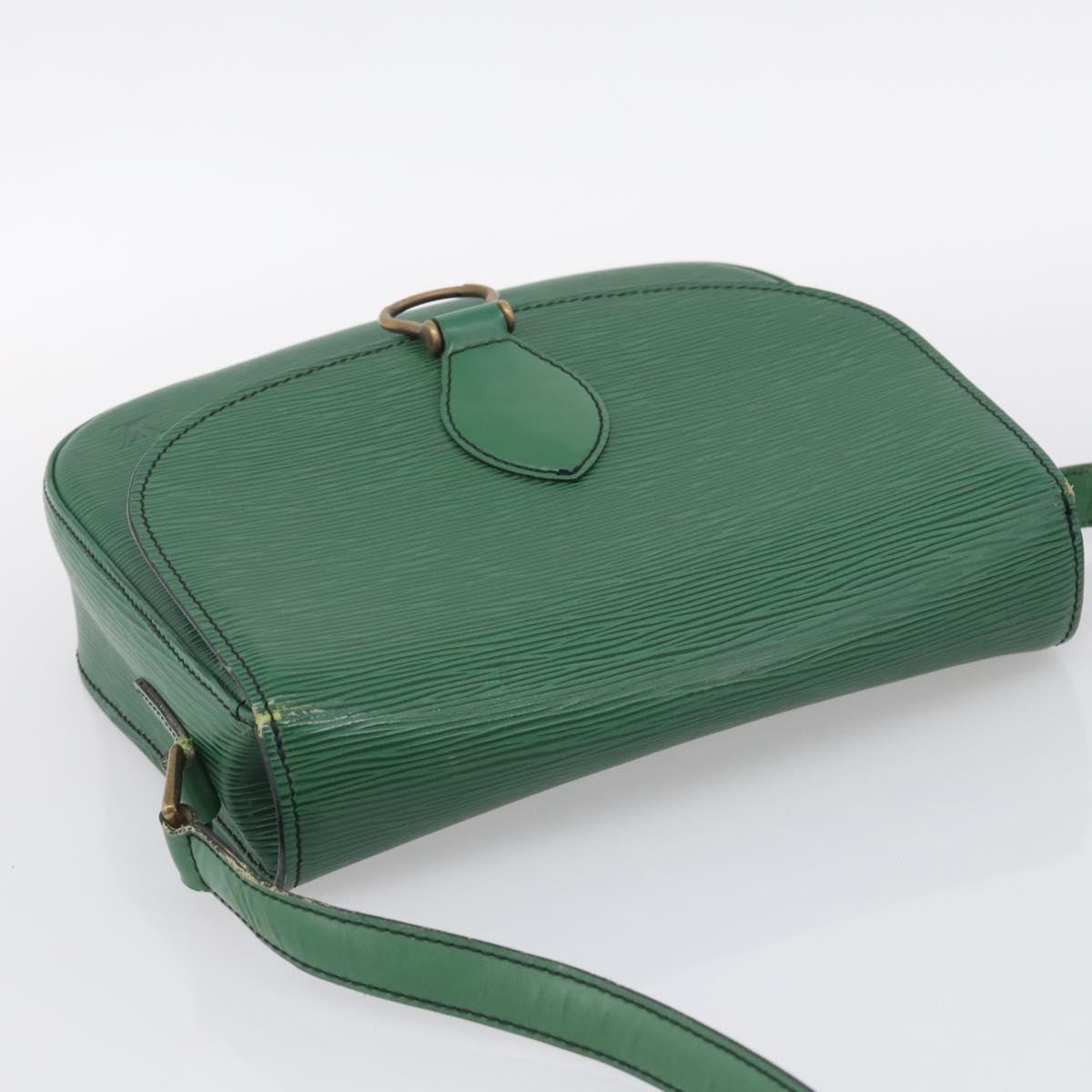 LOUIS VUITTON Epi Saint Cloud GM Shoulder Bag Green M52194 LV Auth BA17026