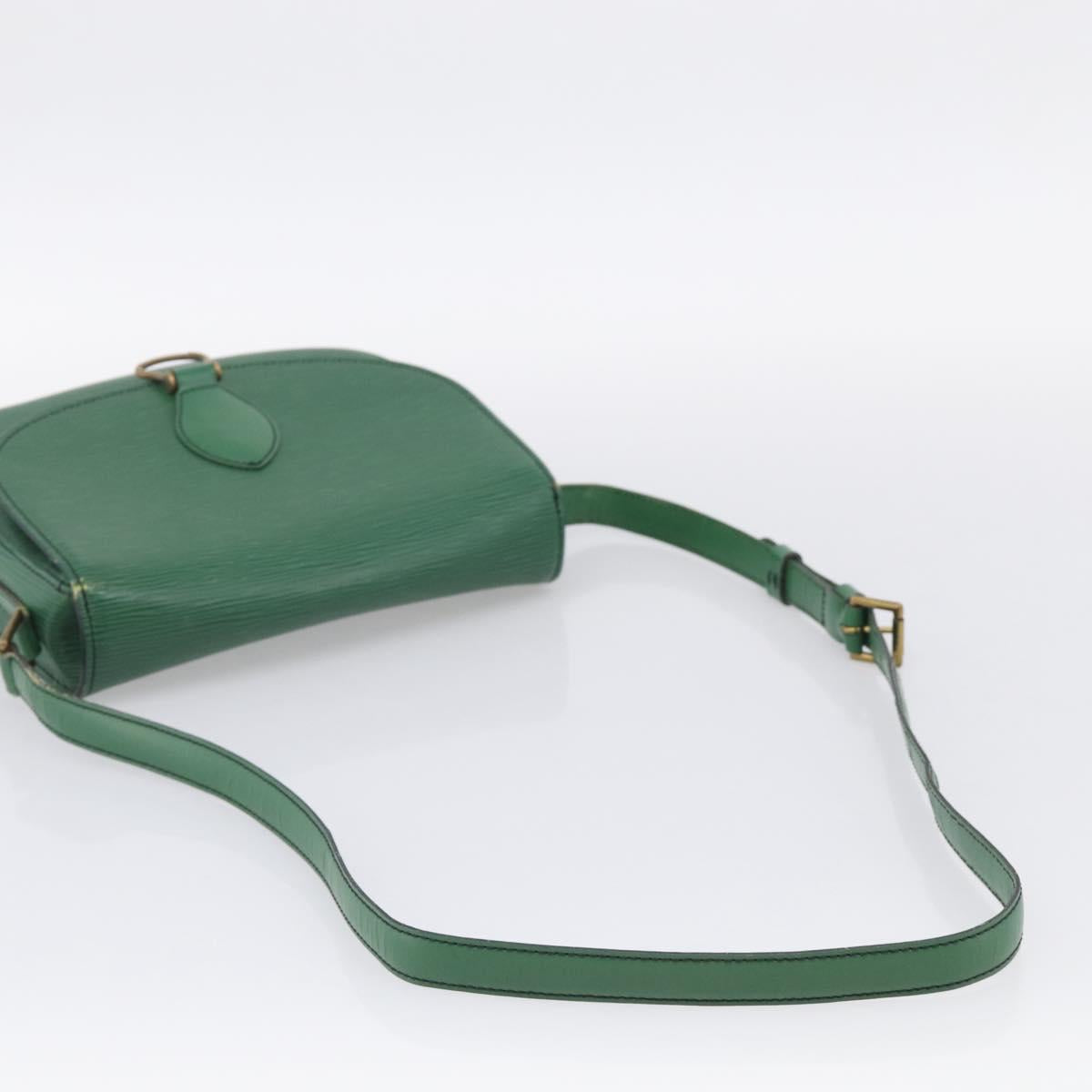 LOUIS VUITTON Epi Saint Cloud GM Shoulder Bag Green M52194 LV Auth BA17026