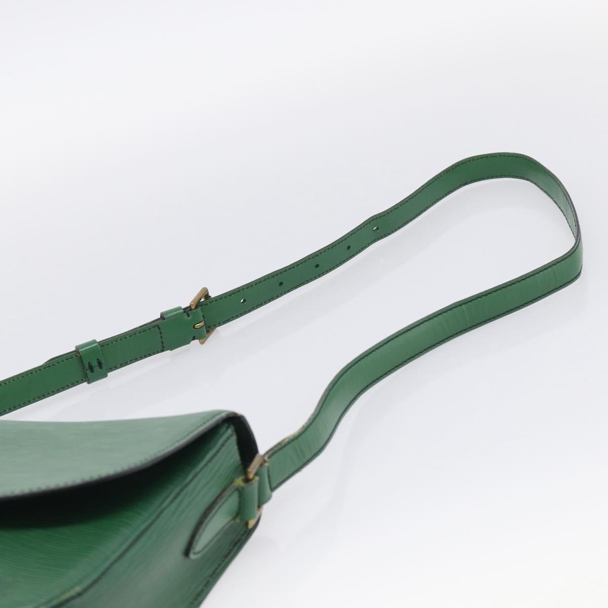 LOUIS VUITTON Epi Saint Cloud GM Shoulder Bag Green M52194 LV Auth BA17026