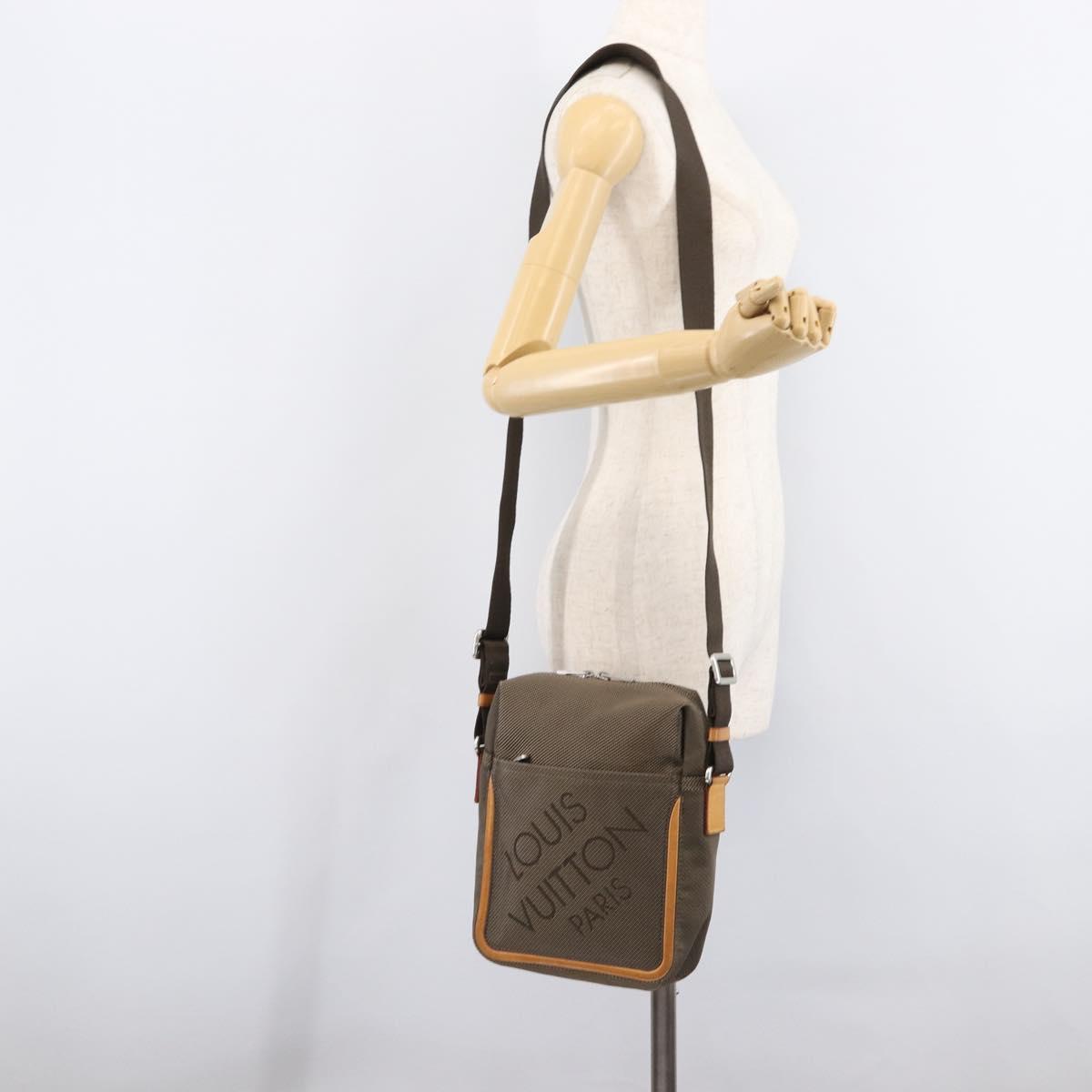 LOUIS VUITTON Damier Geant Sitadan Shoulder Bag Tail M93041 LV Auth BA17036