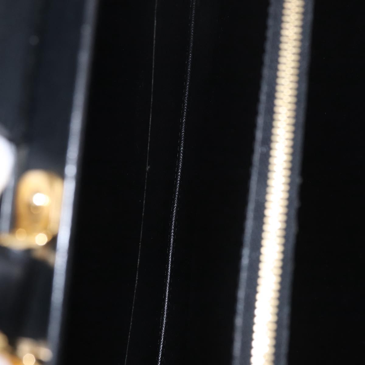 LOUIS VUITTON Epi Serviette Fermoir Business Bag Black M54352 LV Auth BA17037A