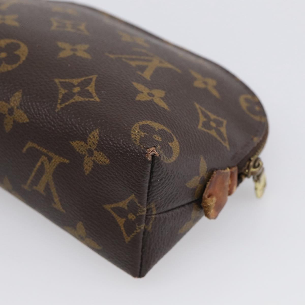 LOUIS VUITTON Monogram Pochette Cosmetic PM Pouch M47515 LV Auth BA17041