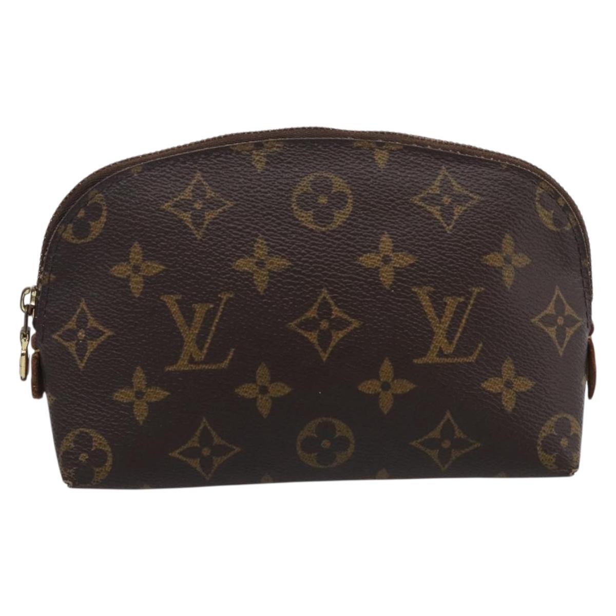 LOUIS VUITTON Monogram Pochette Cosmetic PM Pouch M47515 LV Auth BA17041