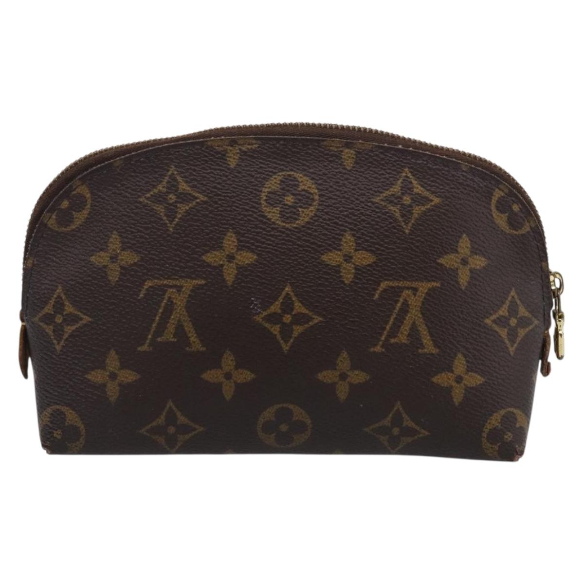 LOUIS VUITTON Monogram Pochette Cosmetic PM Pouch M47515 LV Auth BA17041