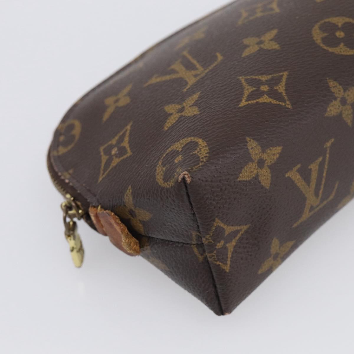 LOUIS VUITTON Monogram Pochette Cosmetic PM Pouch M47515 LV Auth BA17041
