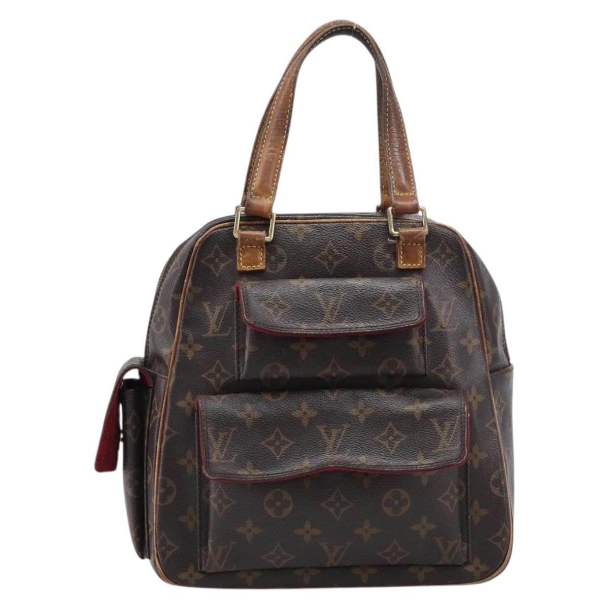 LOUIS VUITTON Monogram Exsantricite Hand Bag M51161 LV Auth BA17043