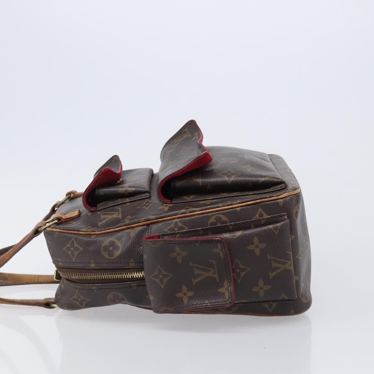 LOUIS VUITTON Monogram Exsantricite Hand Bag M51161 LV Auth BA17043