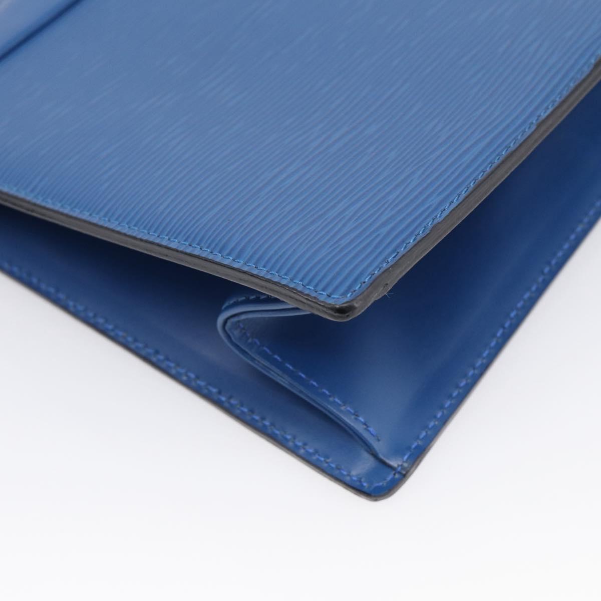 LOUIS VUITTON Epi Trousse Crete Pouch Blue M48405 LV Auth BA17051A