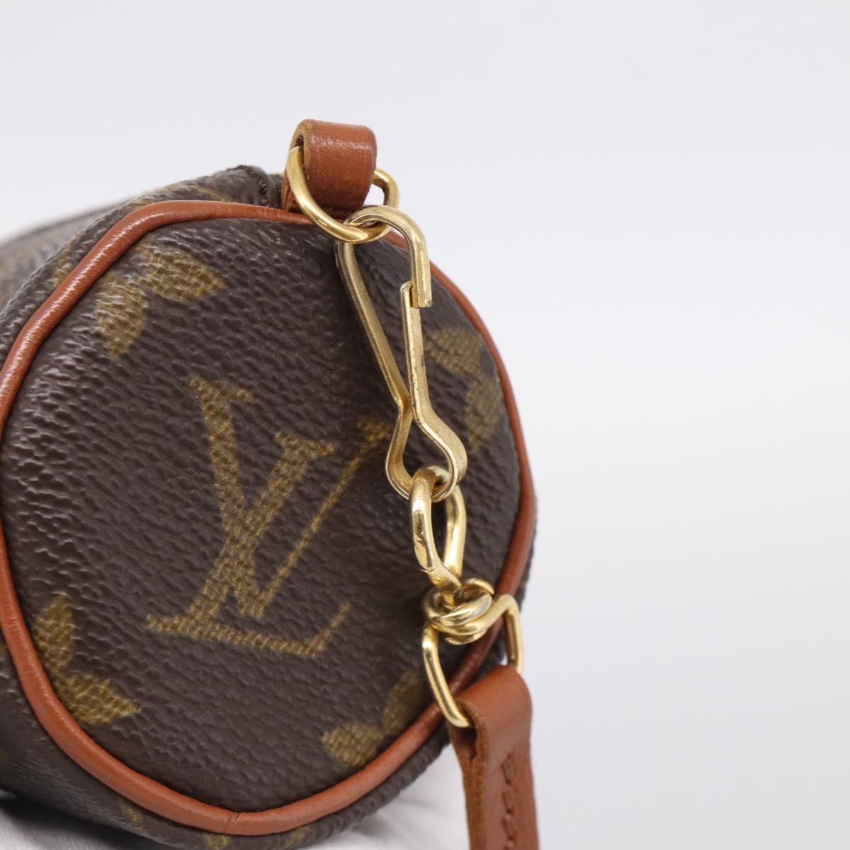 LOUIS VUITTON Monogram Papillon Pouch LV Auth BA17064