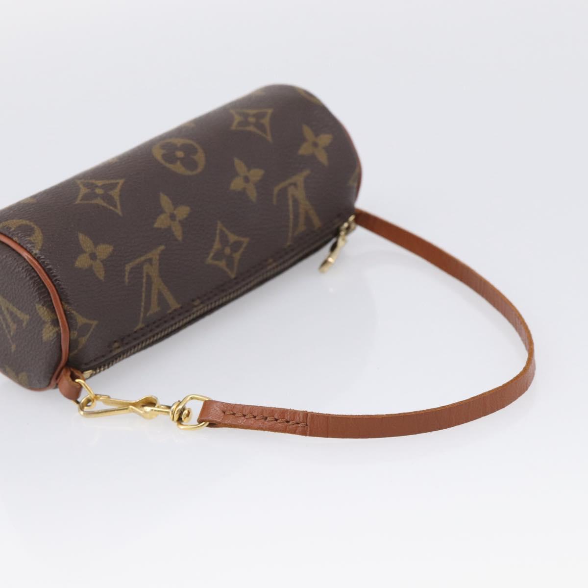 LOUIS VUITTON Monogram Papillon Pouch LV Auth BA17064