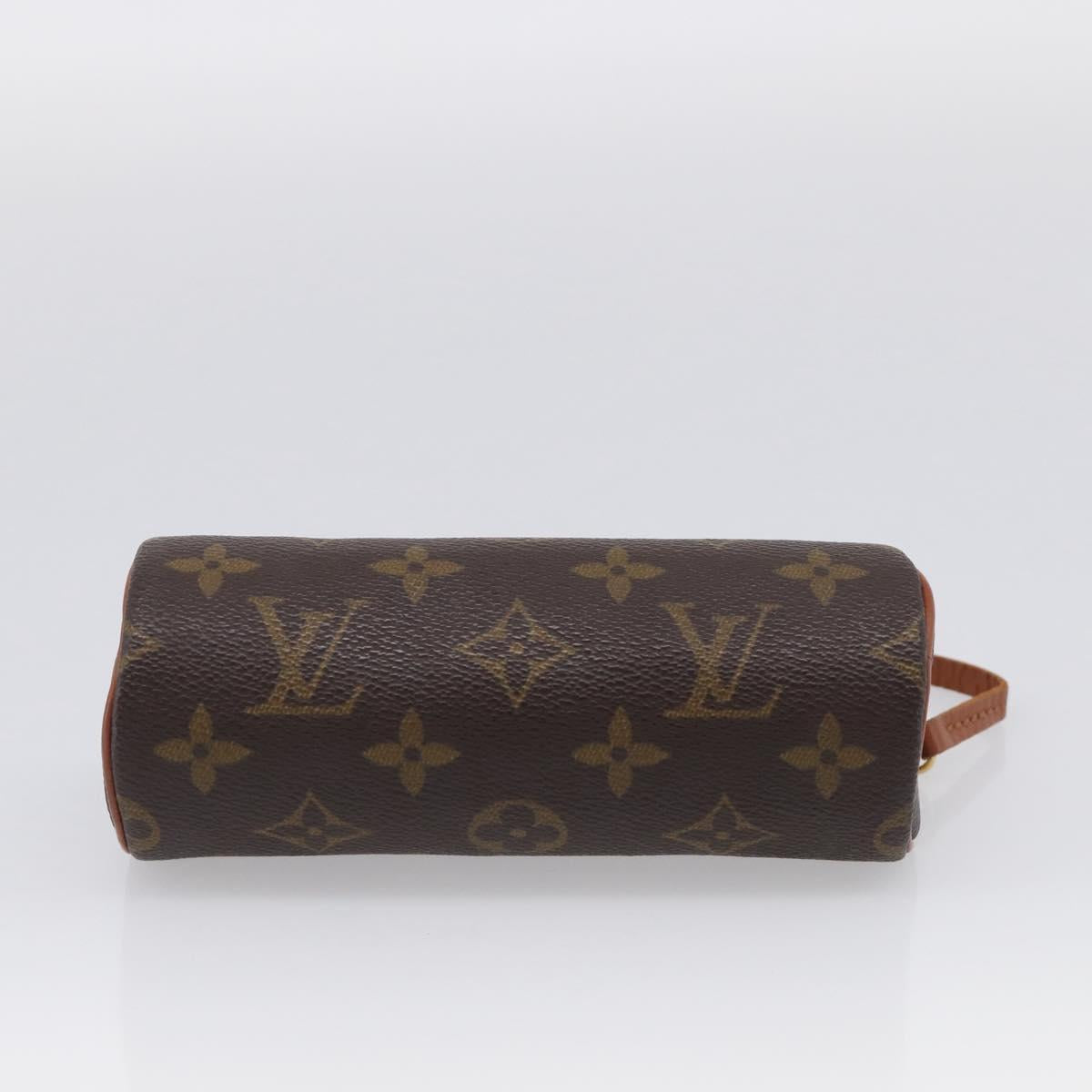 LOUIS VUITTON Monogram Papillon Pouch LV Auth BA17064
