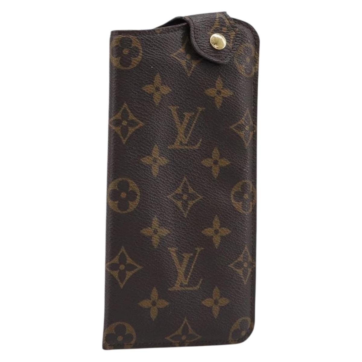 LOUIS VUITTON Monogram Etui lunet MM Glasses Case M66544 LV Auth BA17065A