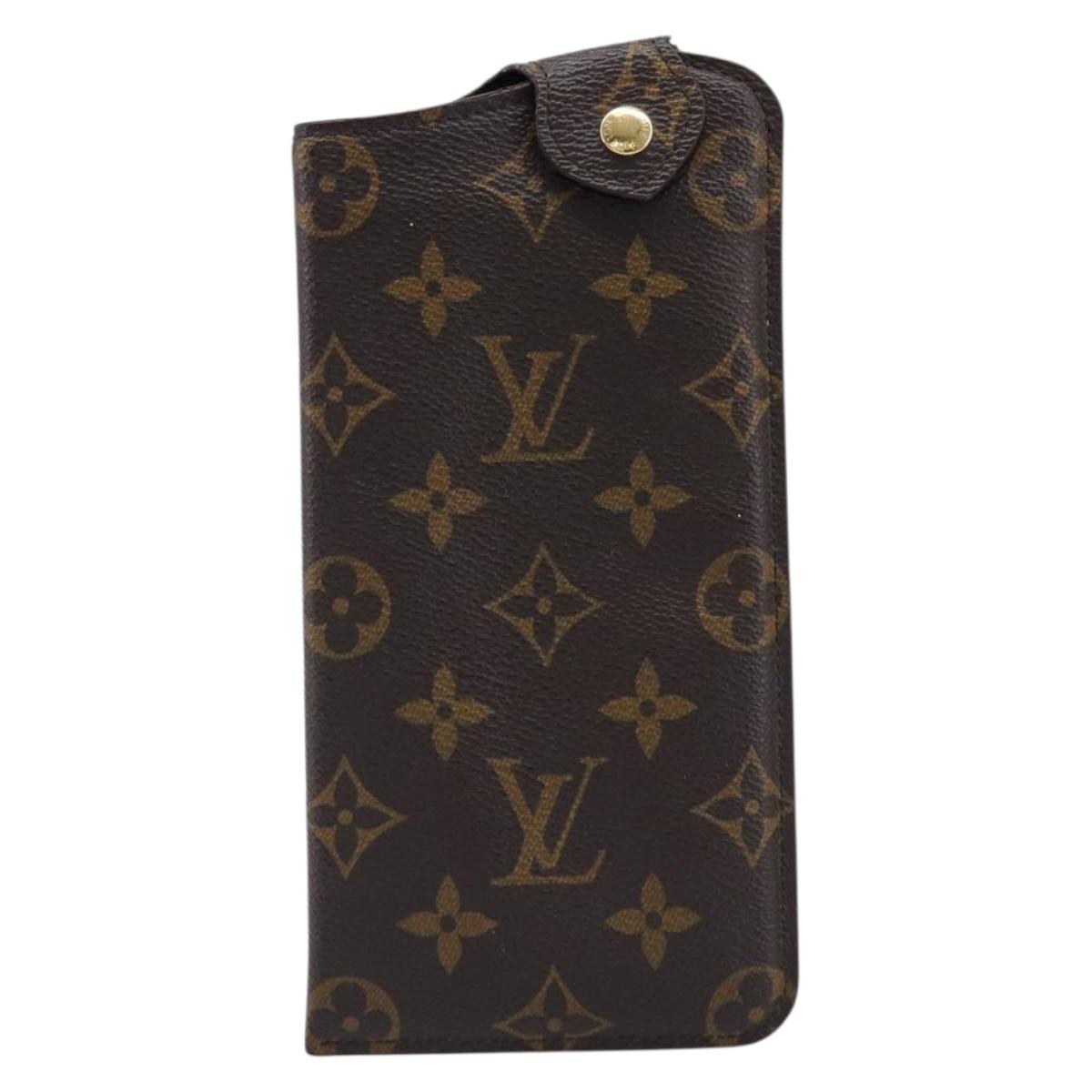 LOUIS VUITTON Monogram Etui lunet MM Glasses Case M66544 LV Auth BA17065A