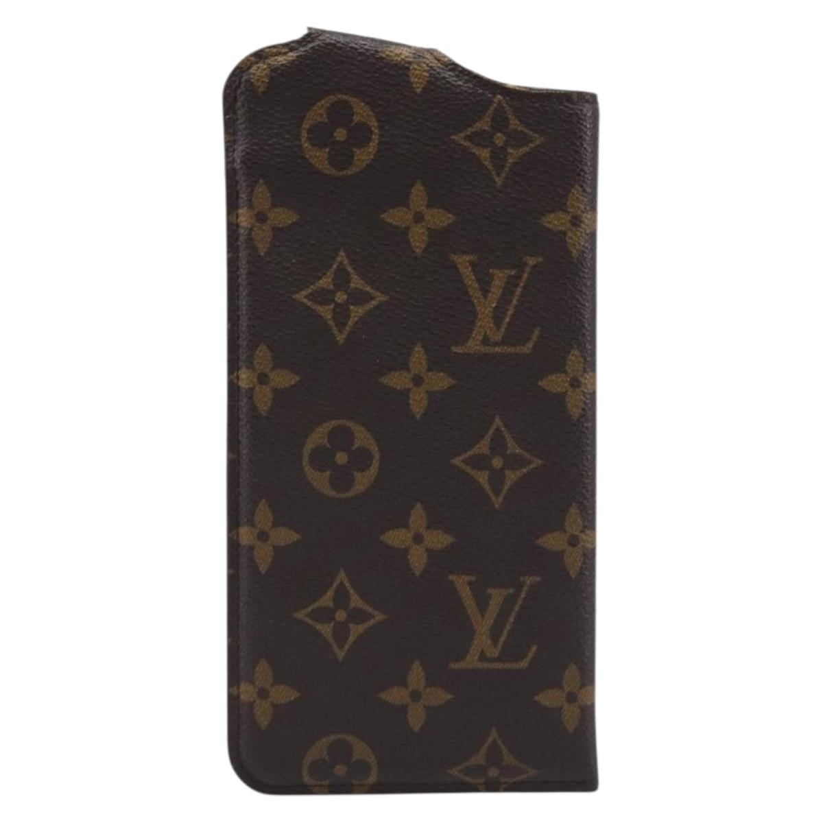LOUIS VUITTON Monogram Etui lunet MM Glasses Case M66544 LV Auth BA17065A